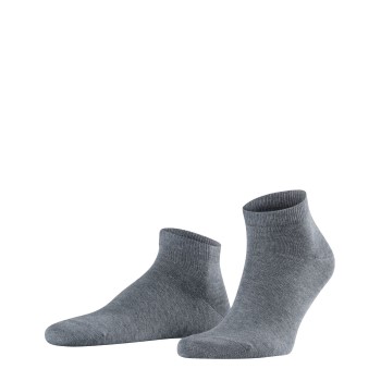 Falke KGaA Falke Strømper 2P Happy Sneaker Socks Grå bomuld Str 43/46 Herre