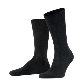 Falke KGaA Falke Strømper Sensitive London Socks Sort bomuld Str 43/46 Herre