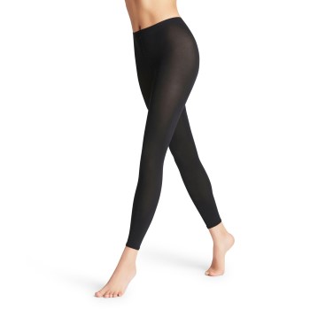 Falke KGaA Falke Strømpebukser Women Cotton Touch Leggings Sort Medium Dame