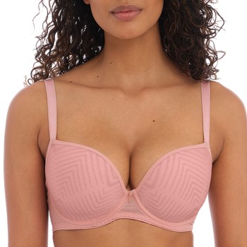 Freya Bh Tailored Uw Moulded Plunge T-Shirt Bra Rosa C 75 Dame