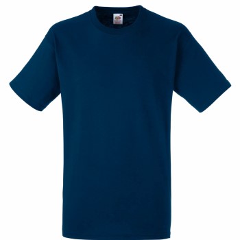 Fruit of the Loom Heavy Cotton T Marineblå bomuld Medium Herre