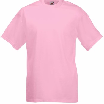 Fruit of the Loom Valueweight Crew Neck T Rosa bomuld Medium Herre