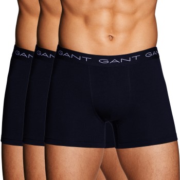 Gant 3P Cotton Stretch Boxer Marineblå bomuld Large Herre