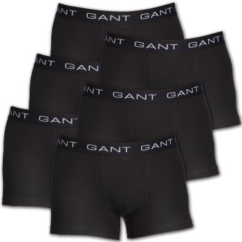 Gant 6P Essential Basic CS Trunks Sort bomuld Small Herre