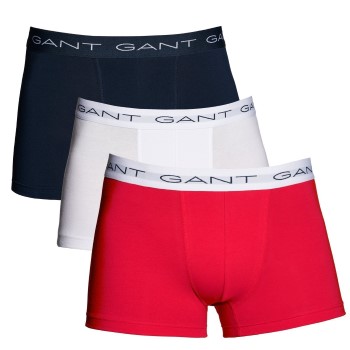 Gant 3P Essential Basic CS Trunks Flerfarvet bomuld Large Herre