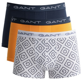 Gant 3P Icon G Trunk Blå/Gul bomuld Large Herre