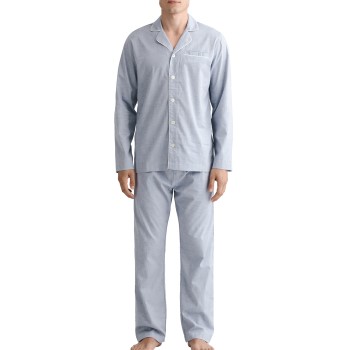 Gant Oxford Pajama Set With Shirt Lyseblå bomuld Large Herre