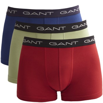 Gant 3P Trunk Rød/Grøn bomuld X-Large Herre