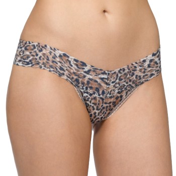 Hanky Panky Trusser Low Rise Thong Leopard Leopard nylon One Size Dame