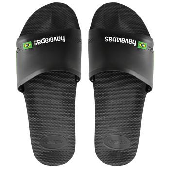 Se Havaianas Brasil Slide Sort Str 35/36  Herre ved Timarco