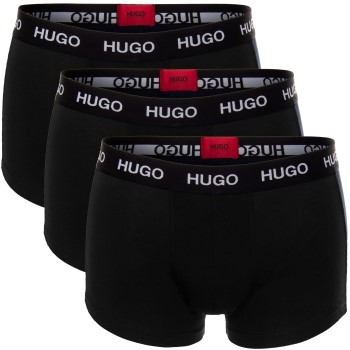 HUGO 3P Triplet Trunk Sort bomuld Large Herre