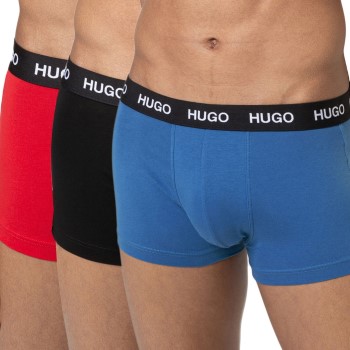 HUGO 3P Triplet Trunk Rød/Sort bomuld Medium Herre