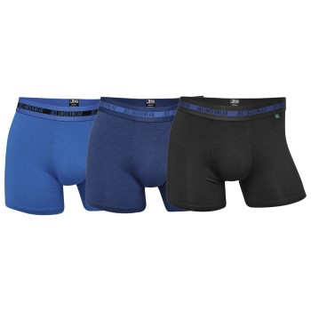 JBS 3P Bamboo Boxers Sort/Blå Medium Herre