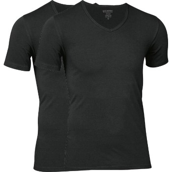 Se JBS 2P Bamboo T-shirt V-Neck Sort Small Herre ved Timarco