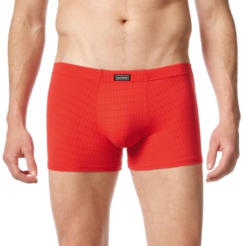 Bruno Banani Check Line 2.0 Shorts Rød polyamid Large Herre