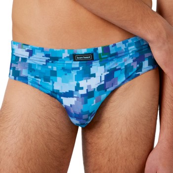 Bruno Banani Pixel Star Sportslip Brief Blå Mønster polyester Large Herre