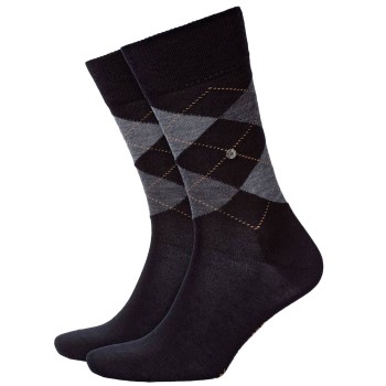 Burlington Strømper Edinburgh Wool Sock Sort Str 40/46 Herre