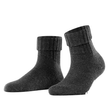 Burlington Strømper Plymouth Wool Sock Mørkgrå  uld Str 36/41 Dame