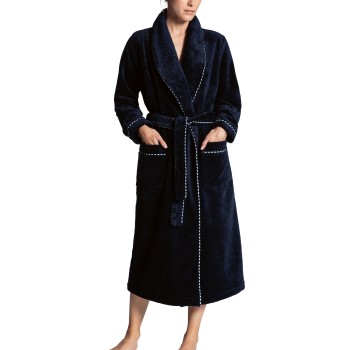 Se Calida After Shower Bathrobe Mørkblå Medium Dame ved Timarco