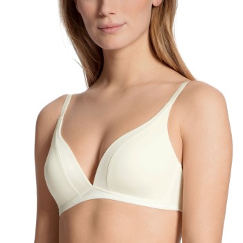 Calida Bh Cate Triangle Soft-Bra Hvid bomuld A 80 Dame