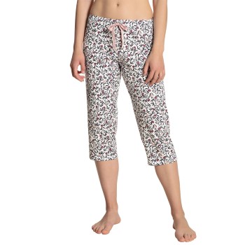 Se Calida Favourites Dreams Capri Pants Hvid Mønster bomuld Medium Dame ved Timarco