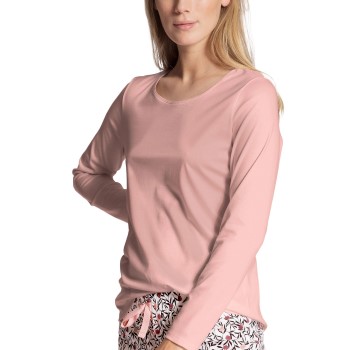 Calida Favourites Dreams Shirt Long Sleeve Rosa bomuld Medium Dame