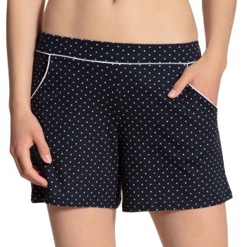 Calida Favourites Dreams Shorts Mørkblå bomuld Small Dame