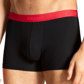 Calida 3P Natural Benefit Boxer Rød/Grøn bomuld Small Herre