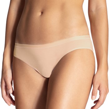 Calida Trusser Natural Comfort Brief Low Cut Beige bomuld Medium Dame