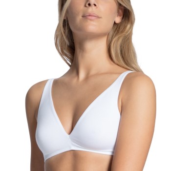 Calida Bh Natural Comfort Soft Bra Hvid bomuld A 80 Dame