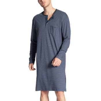 Calida Relax Streamline Nightshirt Blå bomuld Medium Herre