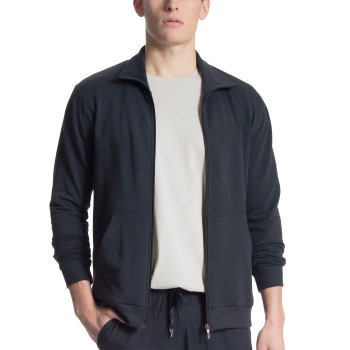 Se Calida Remix Basic LW Jacket Mørkblå bomuld Large Herre ved Timarco