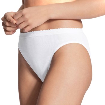 Calida Trusser Slip/Hosen Minislip White Hvid bomuld Large Dame