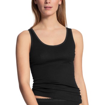 Calida Slip/Hosen Top Black Sort bomuld Medium Dame