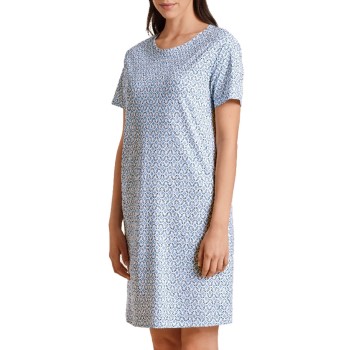 Calida Spring Nights Nightshirt Blå Mønster bomuld Medium Dame