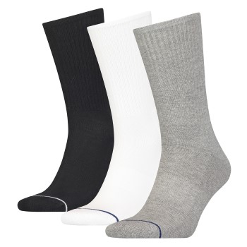 Calvin Klein Legwear Calvin Klein Strømper 3P Athleisure Crew Socks Grå/Sort One Size Herre