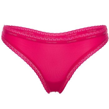 Calvin Klein Trusser Bottoms Up Refresh Thong Chok Rosa polyamid X-Small Dame