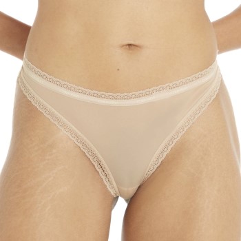 Calvin Klein Trusser Bottoms Up Refresh Thong Beige polyamid Medium Dame