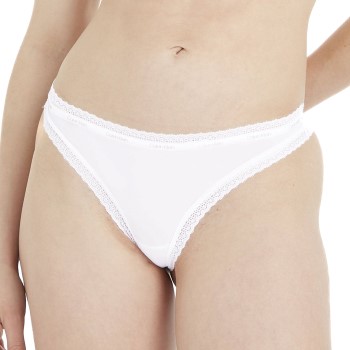 Calvin Klein Trusser Bottoms Up Refresh Thong Hvid polyamid Large Dame