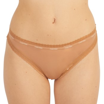 Calvin Klein Trusser Bottoms Up Refresh Thong Lysbrun  polyamid Medium Dame