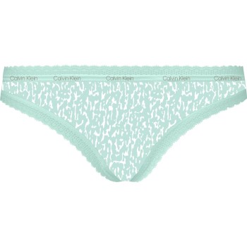 Calvin Klein Trusser Bottoms Up Refresh Thong Aqua polyamid Small Dame