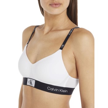 Calvin Klein Bh CK96 String Bralette Hvid bomuld Medium Dame