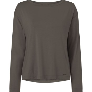 Calvin Klein Core Plus Modal Coord Top Grå modal Medium Dame