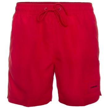 Calvin Klein Badebukser Core Solids Drawstring Swim Shorts Rød polyester Small Herre