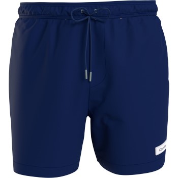 Calvin Klein Badebukser Core Solids Drawstring Swim Shorts Marineblå polyester Small Herre