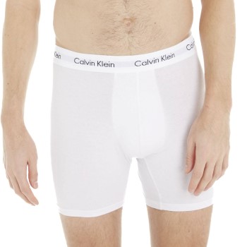 Calvin Klein 3P Cotton Stretch Boxer Brief Hvid bomuld Large Herre