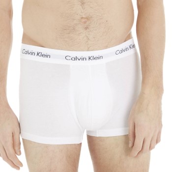 Calvin Klein 3P Cotton Stretch Low Rise Trunks Hvid/Grå bomuld Large Herre