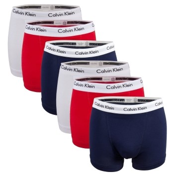 Calvin Klein 6P Cotton Stretch Trunks Flerfarvet-2 bomuld Large Herre