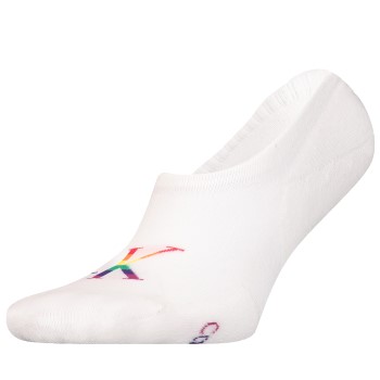 Calvin Klein Legwear Calvin Klein Strømper Footie High Cut Pride Sock Hvid One Size