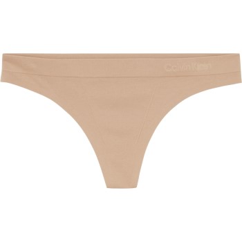 Calvin Klein Trusser Fusion Flex Thong Beige polyamid Medium Dame